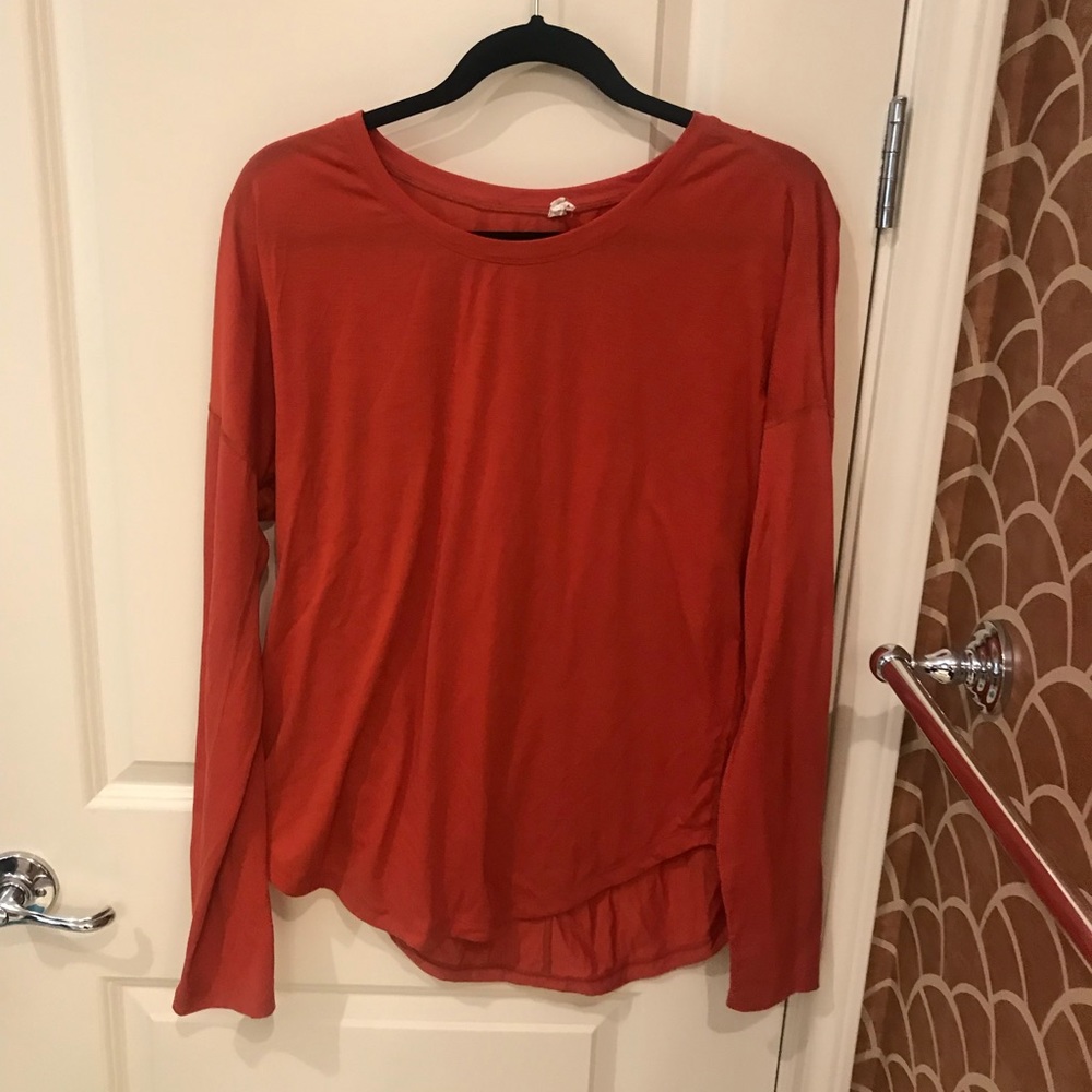 Lucy orange full sleeve top